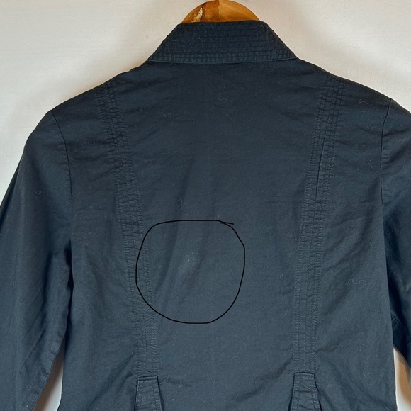 COOGI Luxury Black Embroidered Button Down Shirt Roll Tab Sleeve Military M - Picture 14 of 14